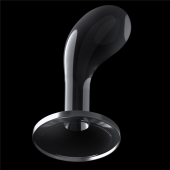 Прозрачный стимулятор простаты Flawless Clear Prostate Plug - 15 см. - Lovetoy - в Смоленске купить с доставкой