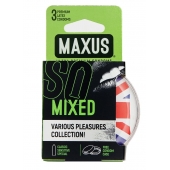 Презервативы в пластиковом кейсе MAXUS AIR Mixed - 3 шт. - Maxus - купить с доставкой в Смоленске
