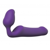 Фиолетовый безремневой страпон Queens L - Adrien Lastic - купить с доставкой в Смоленске