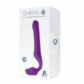 Лиловый безремневой страпон Queens M - Adrien Lastic - купить с доставкой в Смоленске