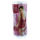 Прозрачный двусторонний мастурбатор Sophia - вагина и анус - Dream Toys - в Смоленске купить с доставкой