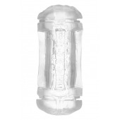 Прозрачный двусторонний мастурбатор Sophia - вагина и анус - Dream Toys - в Смоленске купить с доставкой