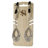 Изысканные зажимы на соски с подвесками  Шахерезада - Sitabella - купить с доставкой в Смоленске