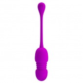Лиловые вагинальные шарики с возвратно-поступательными движениями Callie - Baile