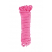 Розовая веревка для связывания Sweet Caress Rope - 10 метров - Sweet Caress - купить с доставкой в Смоленске