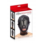 Маска-шлем с отверстием для рта и съемными шорами - Fetish Tentation - купить с доставкой в Смоленске