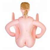 Надувная секс-кукла с реалистичной головой и поднятыми ножками - ToyFa - в Смоленске купить с доставкой