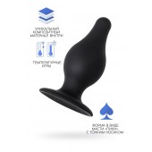 Черная анальная втулка Spade M - 10 см. - Erotist Adult Toys