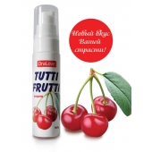 Гель-смазка Tutti-frutti с вишнёвым вкусом - 30 гр. - Биоритм - купить с доставкой в Смоленске