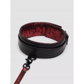 Стильный ошейник с поводком Reversible Faux Leather Collar and Lead - Fifty Shades of Grey - купить с доставкой в Смоленске