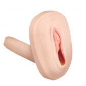 Мастурбатор-вагина с вибрацией и выносным пультом управления REALSTUFF SMOOTH   BALD - Dream Toys - в Смоленске купить с доставкой