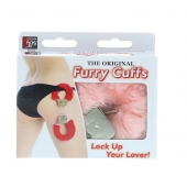 Металлические наручники с розовой меховой опушкой METAL HANDCUFF WITH PLUSH PINK - Dream Toys - купить с доставкой в Смоленске
