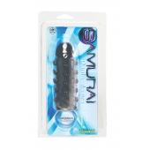 Дымчатая стимулирующая насадка с закрытой головкой SAMURAI PENIS SLEEVE BLACK - 14,5 см. - NMC - в Смоленске купить с доставкой