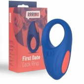 Синее эрекционное кольцо RRRING First Date Cock Ring - FeelzToys - в Смоленске купить с доставкой
