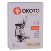 Набор из 4 презервативов OKOTO MegaMIX - Sitabella - купить с доставкой в Смоленске
