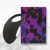 Черное эрекционное виброкольцо Thor Cockring - FeelzToys - в Смоленске купить с доставкой