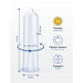 Презервативы MY.SIZE размер 53 - 3 шт. - My.Size - купить с доставкой в Смоленске
