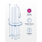 Презервативы MY.SIZE размер 64 - 3 шт. - My.Size - купить с доставкой в Смоленске