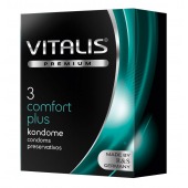 Контурные презервативы VITALIS PREMIUM comfort plus - 3 шт. - Vitalis - купить с доставкой в Смоленске