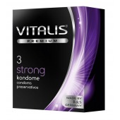 Презервативы с утолщенной стенкой VITALIS PREMIUM strong - 3 шт. - Vitalis - купить с доставкой в Смоленске