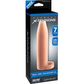 Телесная насадка Real Feel Enhancer XL - 17 см. - Pipedream - в Смоленске купить с доставкой