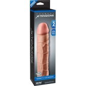 Телесная насадка Fantasy X-tensions Perfect 2  Extension - 20,3 см. - Pipedream - в Смоленске купить с доставкой