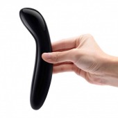 Массажер для G-точки Le Wand Crystal G-Wand из черного обсидиана - Le Wand
