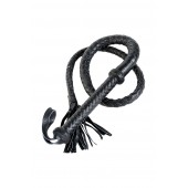 Длинный кожаный кнут с хлопушками на конце - ToyFa - купить с доставкой в Смоленске