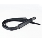 Черная кожаная плеть  Клео  - 60 см. - Sitabella - купить с доставкой в Смоленске