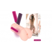 Телесный вибромастурбатор-анус Tong-ggo Auto - KOKOS - в Смоленске купить с доставкой