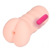 Телесный вибромастурбатор-анус Tong-ggo Auto - KOKOS - в Смоленске купить с доставкой