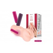 Телесный вибромастурбатор-вагина Dream Auto - KOKOS - в Смоленске купить с доставкой