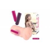 Телесный вибромастурбатор-вагина Gloria Auto - KOKOS - в Смоленске купить с доставкой