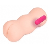 Телесный вибромастурбатор-анус TONGGGO 2 Auto - KOKOS - в Смоленске купить с доставкой