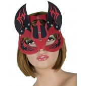 Маска дьяволицы с рожками - LOVETOY (А-Полимер) - купить с доставкой в Смоленске