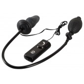 Черный анальный вибростимулятор с расширением Fanny Hills Butt Plug - Orion