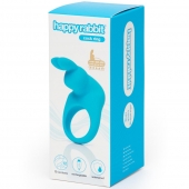 Голубое эрекционное виброкольцо Happy Rabbit Rechargeable Rabbit Cock Ring - Happy Rabbit - в Смоленске купить с доставкой