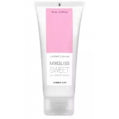 Смазка на водной основе Mixgliss Sweet с ароматом бабл-гам - 70 мл. - Mixgliss - купить с доставкой в Смоленске