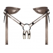 Бронзовый пояс для насадок Desirous Harness - Strap-on-me - купить с доставкой в Смоленске
