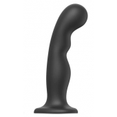 Черная насадка Strap-On-Me Dildo Plug P G size XXL - Strap-on-me - купить с доставкой в Смоленске