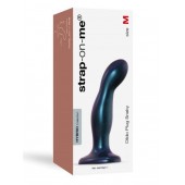 Темно-синяя насадка Strap-On-Me Dildo Plug Snaky size M - Strap-on-me - купить с доставкой в Смоленске