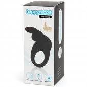 Черное эрекционное виброкольцо Happy Rabbit Rechargeable Rabbit Cock Ring - Happy Rabbit - в Смоленске купить с доставкой