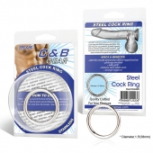 Стальное эрекционное кольцо STEEL COCK RING - 4.5 см. - BlueLine - в Смоленске купить с доставкой