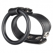 Двойное кольцо выносливости на пенис DUAL STAMINA RING - BlueLine - в Смоленске купить с доставкой