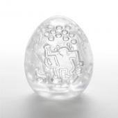 Мастурбатор-яйцо Keith Haring EGG DANCE - Tenga - в Смоленске купить с доставкой