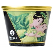 Массажная свеча Exotic Green Tea с ароматом зелёного чая - 170 мл. - Shunga - купить с доставкой в Смоленске