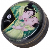 Массажная свеча Exotic Green Tea с ароматом зелёного чая - 30 мл. - Shunga - купить с доставкой в Смоленске