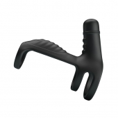 Черная вибронасадка на пенис Vibrating Penis Sling - Baile - в Смоленске купить с доставкой