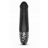 Черный вибратор с электростимуляцией Real Deal Neal - 16,5 см. - MyStim - купить с доставкой в Смоленске