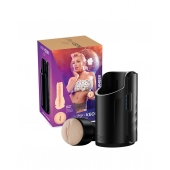 Телесный интерактивный мастурбатор-вагина Kiiroo Keon Combo Set Feel Britney Amber - Kiiroo - в Смоленске купить с доставкой